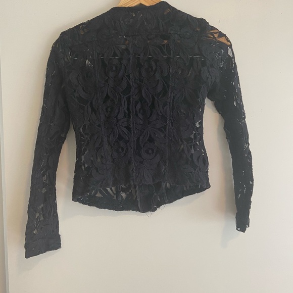 Dynamite lace floral blazer - Picture 3 of 4